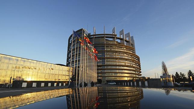 Imagen de la sede central del Parlamento Europeo en Estrasburgo